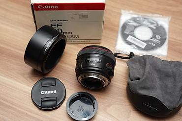 Canon EF 50mm f/1.2L USM obyektiv -Canonun ən ideal linzalarından lalafo.az -da Canon EF 50mm f/1.2L USM obyektiv -Canonun ən ideal linzalarından