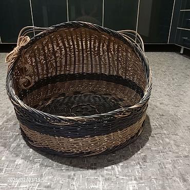 Продажа кошек: Плетеная лежанка для кошек, выполненная в форме головы кошки с ушками — 10