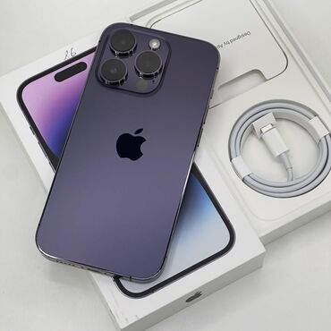 waka одноразка как зарядить: IPhone 14 Pro, 128 ГБ, Deep Purple, Кулакчындар, Заряддоочу түзүлүш, Коргоочу айнек, 86 %