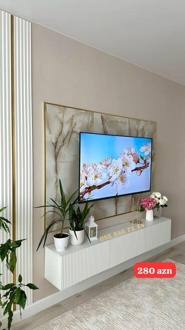 Yataq otağı dəstləri: Tv altligi tv stend sifarisle
