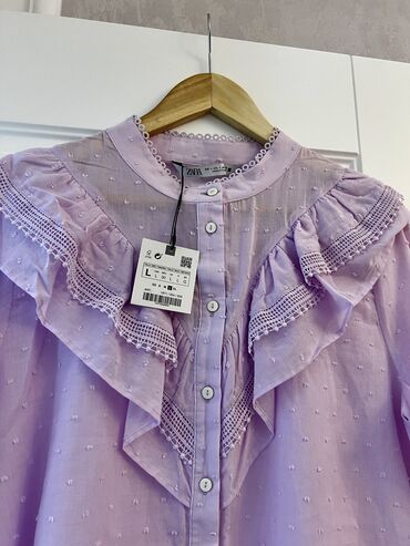 zara платье: Zara, L (EU 40), цвет - Фиолетовый