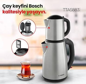 İçki texnikası: Bosch TTA5883 elektrik çaydan-samovar - 2 parçalı dizayn: aşağıda su — 1