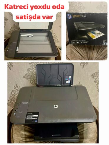 pirinter canon: HP Deskjet 1050 J410a modeli çoxfunksiyalı printer. Bu cihaz çap, skan