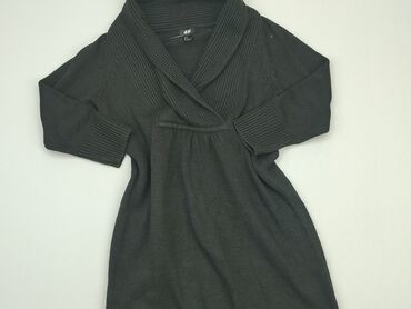 czarna długa sukienki z długim rękawem: Сукня, M, H&M, стан - Хороший