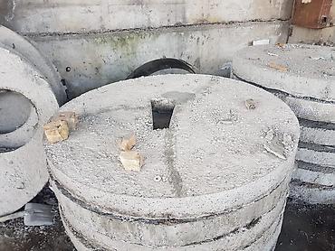 Другие комплектующие для канализации: ЖБИ кольца крышки туалет септик даараткана 2)Арычный лоток; — 1