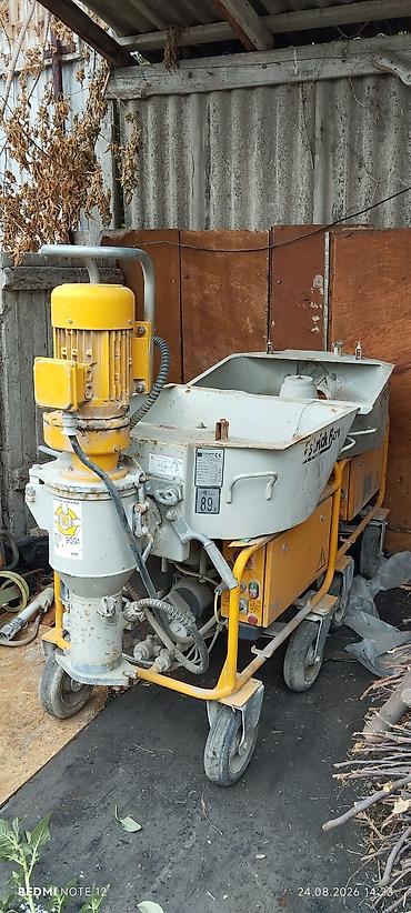 Передвижная штукатурная станция Putzmeister MP 25, предназначенная для