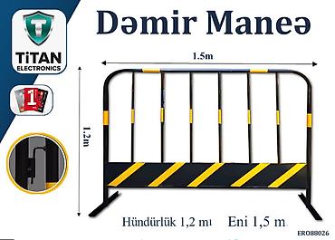 3 64 most: Maneə dəmir hasar ☑ Hündürlük 1,2 m ☑ Eni 1,5 m Daha etraflı məlumat — 1