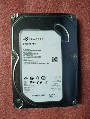 жесткий диск пс3: Маалымат алып жүрүүчү, Колдонулган, Seagate, HDD, 512 ГБ, 3.5", ПК үчүн