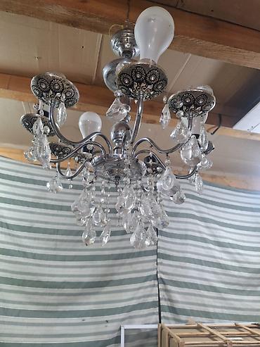 lustur sekilleri: Çılçıraq, 6 lampa, Metal — 3
