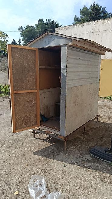 koşka: Metaldan yığma kiçik anbar/boks - Konstruksiya: metal karkas üzərində — 2