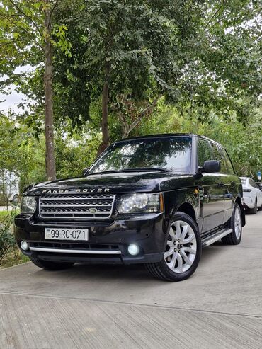 Land Rover: Range Rover L322 – 5 qapılı, qara rəngdə tam ölçülü SUV masinin mueyen — 15