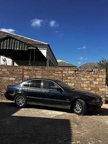 BMW: BMW 5 Series (E39) sedan - Kuzov: 4 qapılı sedan, tünd mavi rəng - — 2