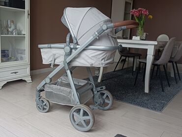 коляска for baby: Коляска, цвет - Серый, Б/у