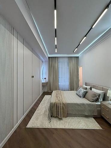 квартирв: 2 комнаты, 70 м², Асанбай мкр Элитка, 9 этаж, Дизайнерский ремонт — 8