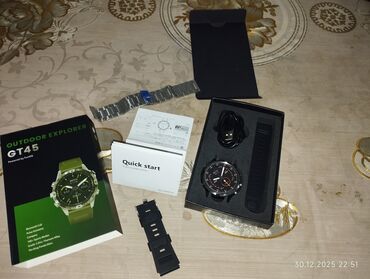 Smart saatlar: Smart saat, Sensor ekran, rəng - Qara — 6