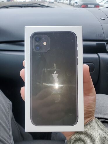 продаю айфон 15 про макс: IPhone 11, Жаңы, 128 ГБ, Кара, Кабель, Куту, 100 %