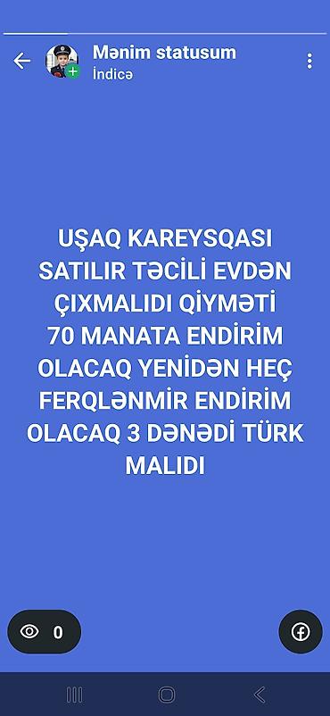 Uşaqlar üçün digər mallar: Uşaq kareysqası (uşaq üçün sürüşmə taxtası/skuter növü) satılır — 3