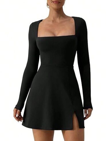 Haljine: 2XL, bоја - Crna, Koktel, klub, Dugih rukava na lalafo.rs — 12 Haljine: 2XL, bоја - Crna, Koktel, klub, Dugih rukava — 12