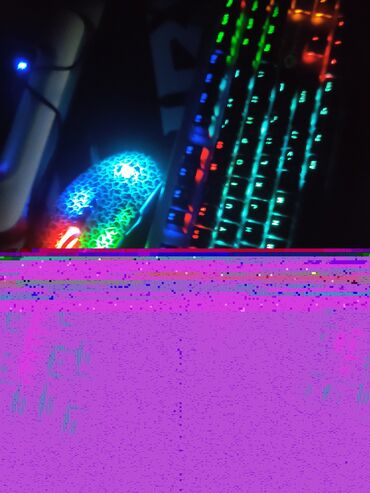 Digər kompüter aksesuarları: RGB oyun aksessuarları seti - Mexaniki tipli, tam ölçülü klaviatura — 9