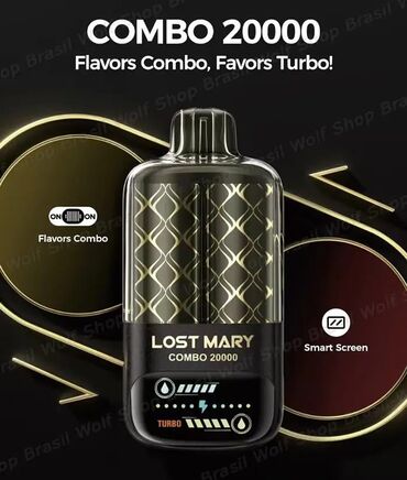 qelyan tutunu: Lost Mary Combo 😍 20.000 tüstü turbo güc və sürətli şarj⚡️🔋 Dad