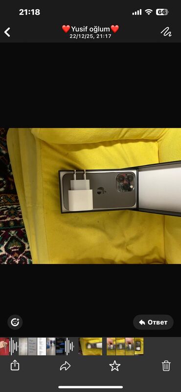 Apple iPhone: IPhone 13 Pro, 256 GB, Midnight, Simsiz şarj — 8