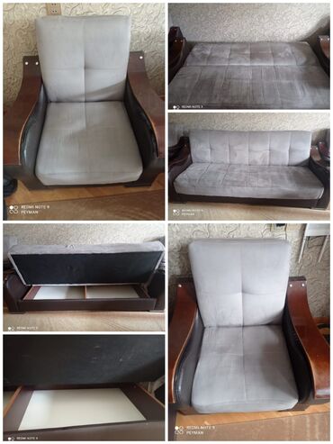 divan kreslo qiymetleri: Диван-кровать, 2 кресла, С подъемным механизмом, Раскладной