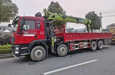 daf 75: Кран-манипулятор на шасси бортового грузовика - Колесная формула: 8×4 — 1