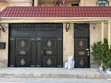 Həyət darvazaları: İşlənmiş Dəmir Həyət darvazası, 290 m, Mexaniki, Qapı ilə, rəng - Qara, Kredit yoxdur, Ünvandan götürmə — 4