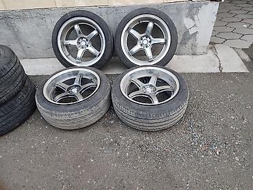 Диски: Литые Диски R 18 Work, Комплект, отверстий - 5, Б/у — 7