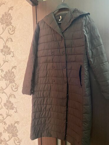 куртка женская зимняя длинная: Куртка Button, 52 (XL)