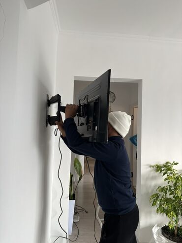 Установка телевизоров: Профессиональный монтаж телевизоров на стену Прайс-лист Установка ТВ — 11