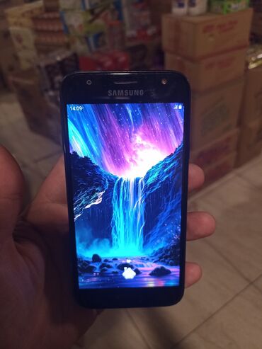 pes 2016: Samsung Galaxy J3 2016, 16 GB, rəng - Göy, Sensor, İki sim kartlı