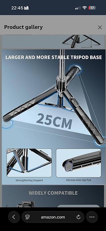 self: BODUR Selfie Stick L16 – uzun selfie çubuğu və mini tripod - 2-si — 6