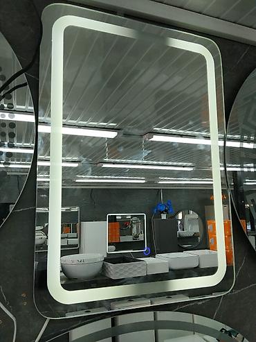 led зеркало: Зеркало с подсветкой для ванной - Форма: прямоугольное, со — 1
