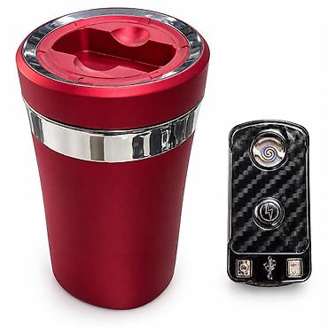 Nəqliyyat: Avtomobil üçün elektrik alışqanlı, LED işıqlı keramika külqabı — — 2