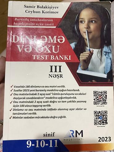 Тесты: Məhsul: “Dinləmə və Oxu – Test Bankı”, III nəşr Müəlliflər: Samir — 1