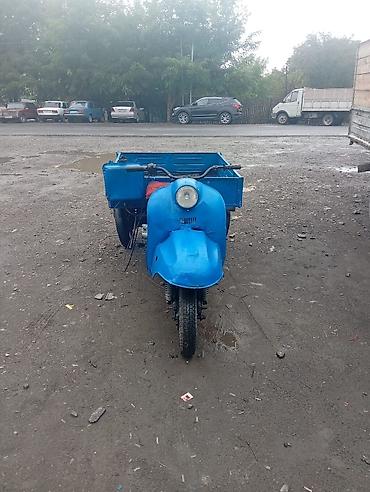 jitkis tormuz: Yükdaşıma üçün üçtəkərli motosiklet (trisikl) - Rəng: mavi - Arxa — 5