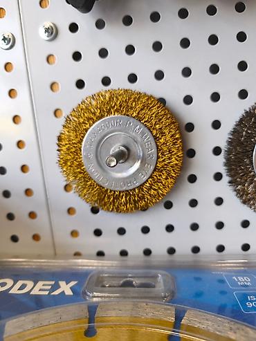 lezva disk: Məhsul: Drel üçün məftilli fırça başlığı (disk tipli) - Material — 1