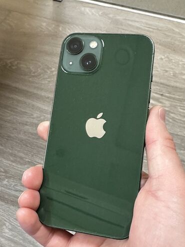 обменяю на айфон: IPhone 13, Б/у, 128 ГБ, Зеленый, Защитное стекло, Чехол, Коробка, 84 %