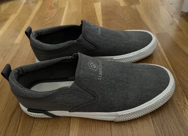 Honda: Lumberjack kişi slip-on krossovkaları - Rəng: tünd boz üst, ağ rezin