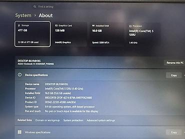 Ноутбуки и аксессуары: Б/у ASUS Vivobook, 15.6 ", Intel Core i5, 512 ГБ, Самовывоз — 10