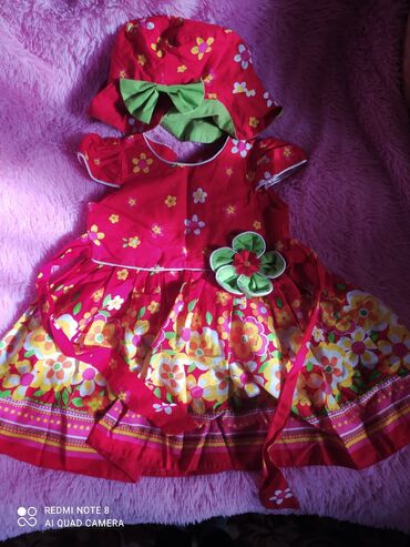 карнавальные платья: Тематический костюмчик Красная шапочка.Платье # садик #утреник#красная