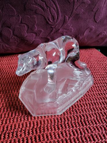 Ostali kućni dekor: Figura kristal,led kristal d'Argues Francuska,rucni rad iz 70,80ih — 8