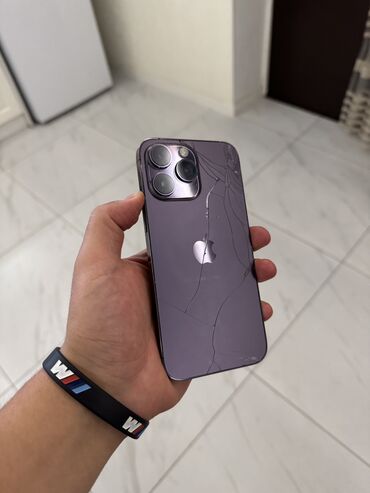 xr чехол: IPhone 14 Pro Max, Колдонулган, 256 ГБ, Deep Purple, Каптама, 84 %