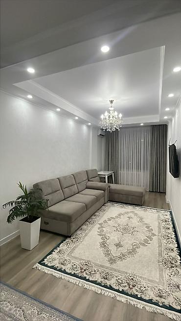 круглый: 2 комнаты, 60 м², сквер Тоголок Молдо Элитка, 6 этаж, Евроремонт — 8