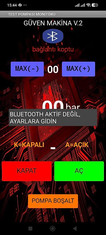 Помпы: Güven Makina – Avtomatik Test Pompası (Bluetooth idarəetmə ilə) - — 1