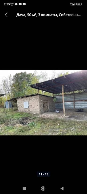 Продажа домов: Дача, 60 м², 3 комнаты, Собственник, Старый ремонт