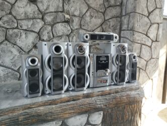 blutuz aux: PANASONIC 5.1 MUSIQI MƏRKƏZI BLUTUZ USB KASSET RADİO AUX KARAOKE SƏS