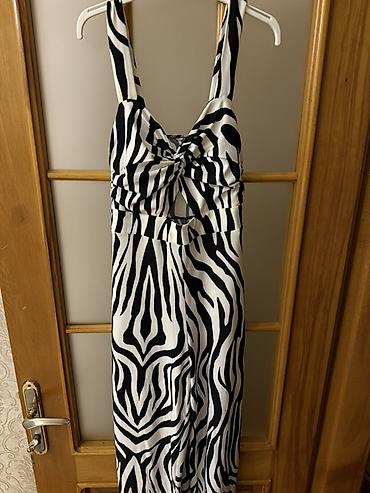индивидуалки баку: Zebra naxışlı uzun paltar - Rəng: qara-ağ zebra print - Model: uzun — 2
