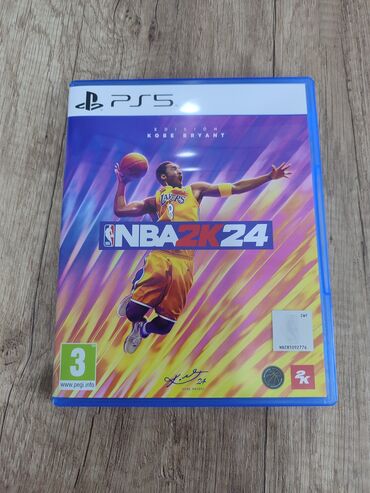 sony playstation 4 цена в бишкеке: NBA 2K24
KOBE BRYANT EDITION
СОСТОЯНИЕ ИДЕАЛЬНОЕ